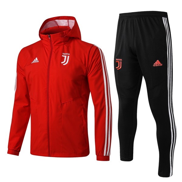 Rompevientos Conjunto Completo Juventus 2019 2020 Rojo Negro